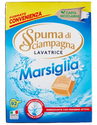 Spuma di Sciampagna Marsiglia Polvere 4140 g - 92 Lavaggi