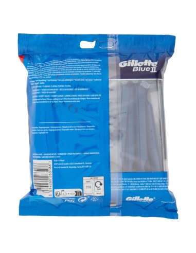 Gillette Blue II Rasoi Usa e Getta a 2 Lame - 20 Pezzi