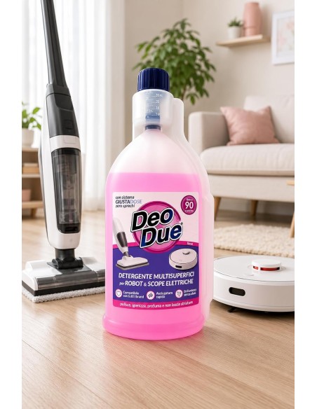 Deo Due Multisuperfici per Robot 900 ml Rosa