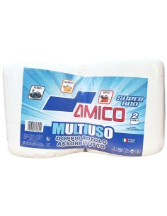 carta multiuso bobine 2 rotoli xxl multiuso - 1300g - cellulosa pura ovatta: tuttocasashop.it: carta & monouso