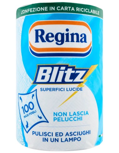 Regina Blitz Carta Casa 100 Maxi Fogli 3 Veli - 1 Rotolo