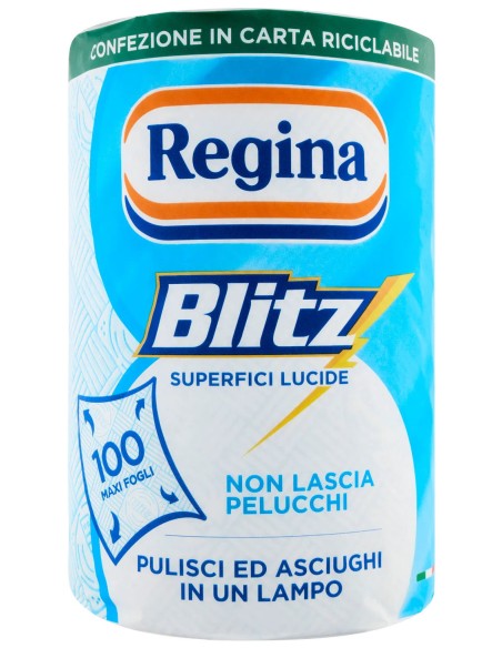 Regina Blitz Carta Casa 100 Maxi Fogli 3 Veli - 1 Rotolo