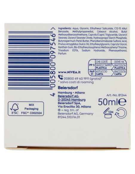 Nivea Crema Giorno Nutriente SPF 15 50 ml