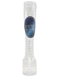 Reusetable Crystal - 6 Flutes In Plastica Riutilizzabili - 140cc - Trasparenti