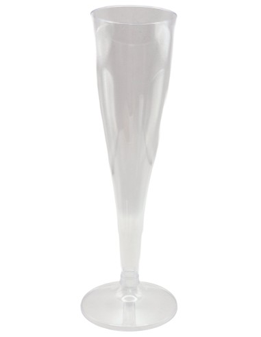 Reusetable Crystal - 6 Flutes In Plastica Riutilizzabili - 140cc - Trasparenti