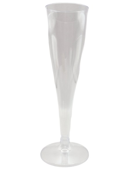 Reusetable Crystal - 6 Flutes In Plastica Riutilizzabili - 140cc - Trasparenti