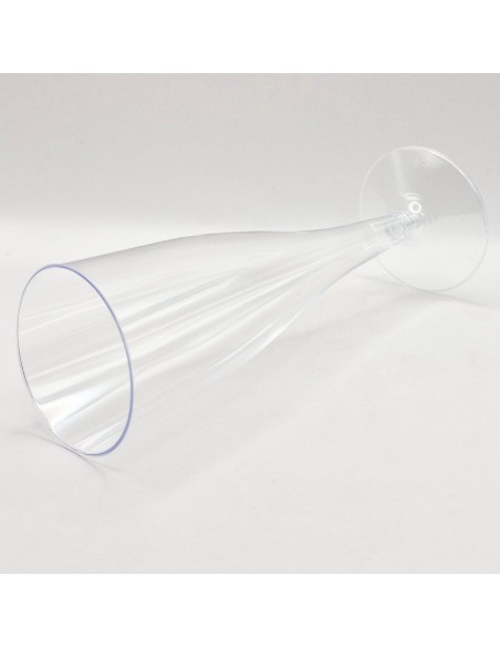 Reusetable Crystal - 6 Flutes In Plastica Riutilizzabili - 140cc - Trasparenti