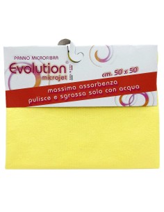evolution microjet panno microfibra jet grande 50x50cm - colori assortiti: tuttocasashop.it: pulizia e cura della casa
