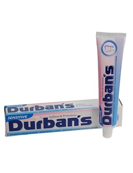 durbans dentifricio 75ml - sensitive - sollievo e protezione denti sensibili: tuttocasashop.it: igiene e cura della persona