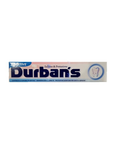 durbans dentifricio 75ml - sensitive - sollievo e protezione denti sensibili: tuttocasashop.it: igiene e cura della persona