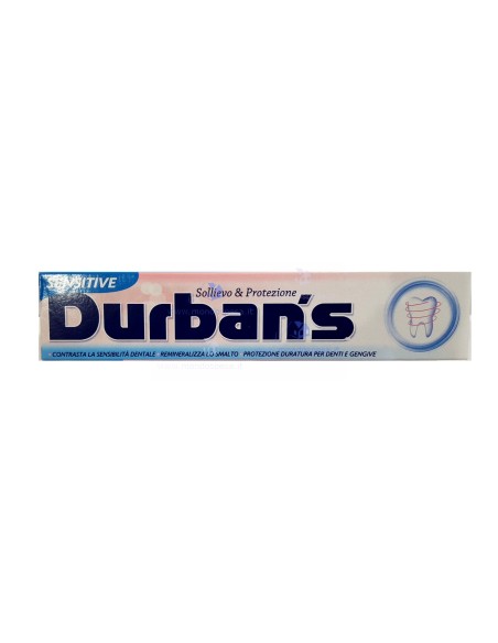 durbans dentifricio 75ml - sensitive - sollievo e protezione denti sensibili: tuttocasashop.it: igiene e cura della persona