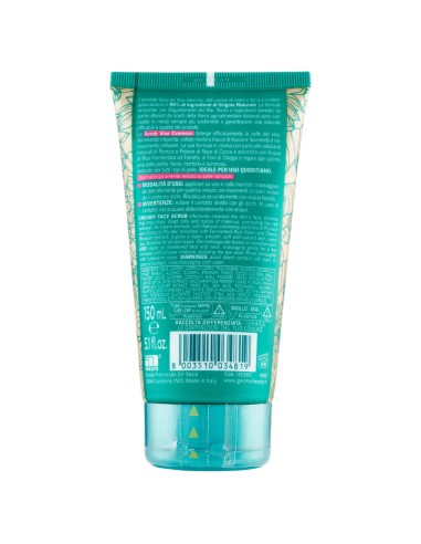 geomar scrub viso cremoso 150ml - 2in1 esfolia e deterge - 95% naturale: tuttocasashop.it: igiene e cura della persona
