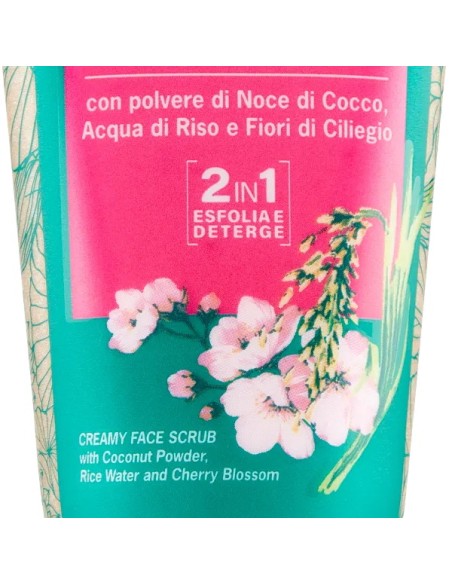 geomar scrub viso cremoso 150ml - 2in1 esfolia e deterge - 95% naturale: tuttocasashop.it: igiene e cura della persona