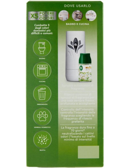 air wick fresh matic diffusore + ricarica - fresia bianca e gelsomino: tuttocasashop.it: pulizia e cura della casa