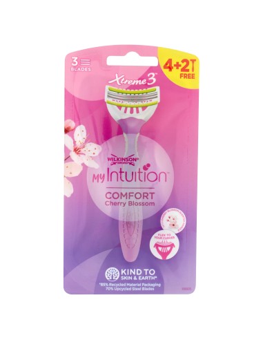 wilkinson xtreme3 radi & getta trilama - 6 pezzi - intuition cherry blossom: tuttocasashop.it: igiene e cura della persona