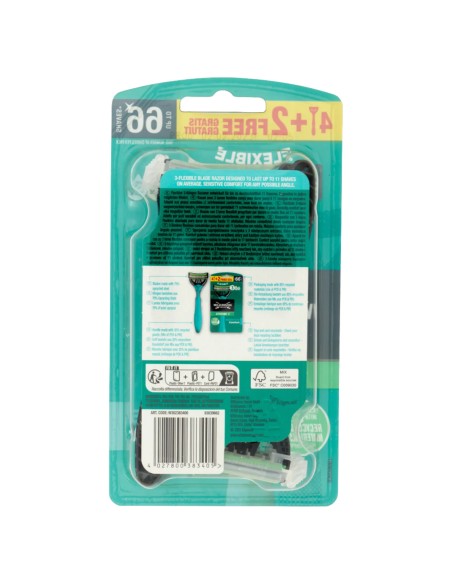 wilkinson xtreme3 rasoi radi & getta trilama - 6 pezzi - sensitive comfort: tuttocasashop.it: igiene e cura della persona