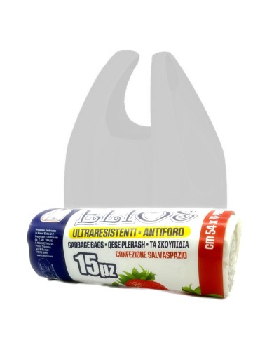 elios netti' 15 sacchi ultraresistenti 28l 52x70cm profumati - fragola: tuttocasashop.it: pulizia e cura della casa