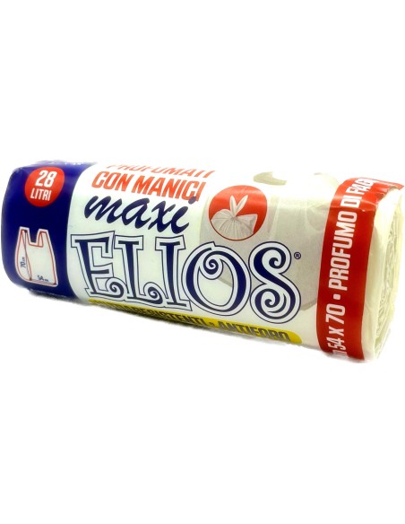 elios netti' 15 sacchi ultraresistenti 28l 52x70cm profumati - fragola: tuttocasashop.it: pulizia e cura della casa