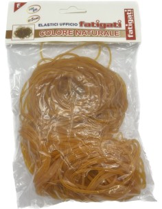 fatigati elastici ufficio - diametro 5cm - colore naturale - 100 grammi: tuttocasashop.it: altro - bazar