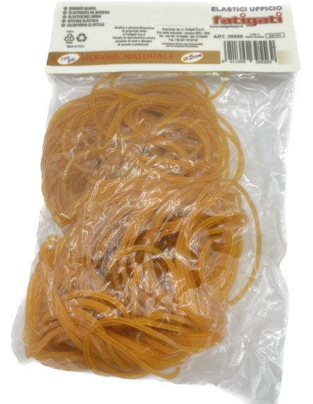 fatigati elastici ufficio - diametro 5cm - colore naturale - 100 grammi: tuttocasashop.it: altro - bazar