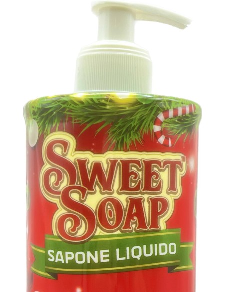 sweet soap sapone liquido - felice natale - 500ml - pino: tuttocasashop.it: igiene e cura della persona