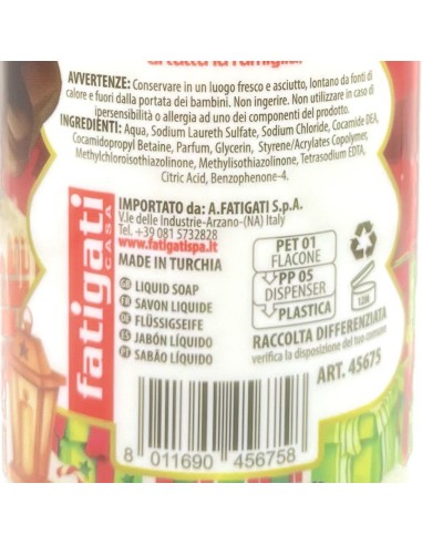 sweet soap sapone liquido - merry christmas - 500ml - frutti rossi: tuttocasashop.it: igiene e cura della persona