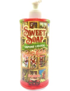 sweet soap sapone liquido - buon natale - 500ml - sandalo: tuttocasashop.it: igiene e cura della persona