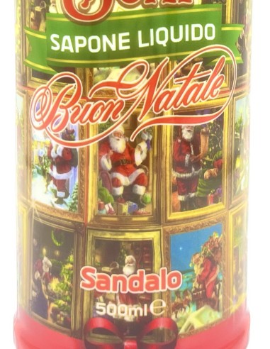 sweet soap sapone liquido - buon natale - 500ml - sandalo: tuttocasashop.it: igiene e cura della persona