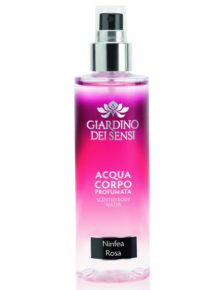 giardino dei sensi acqua profumata corpo - 200ml - ninfea rosa: tuttocasashop.it: igiene e cura della persona