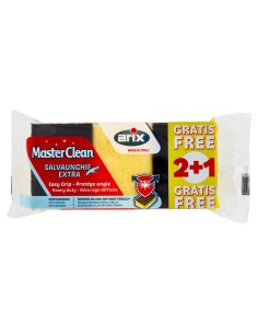 arix master clean - 3 spugne salva unghie con abrasivo: tuttocasashop.it: pulizia e cura della casa