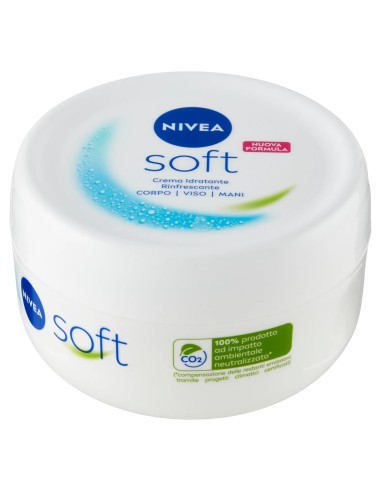 nivea soft crema idratante rinfrescante 200ml - corpo - viso - mani: tuttocasashop.it: igiene e cura della persona