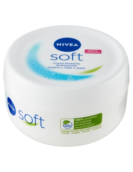 nivea soft crema idratante rinfrescante 200ml - corpo - viso - mani: tuttocasashop.it: igiene e cura della persona