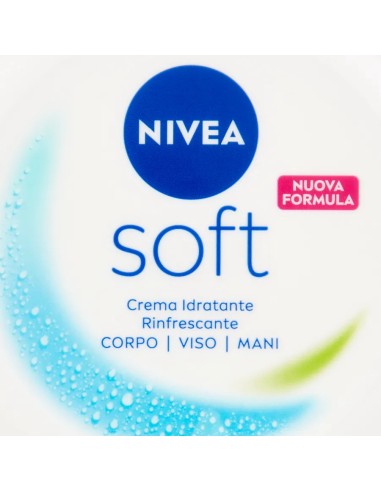 nivea soft crema idratante rinfrescante 200ml - corpo - viso - mani: tuttocasashop.it: igiene e cura della persona