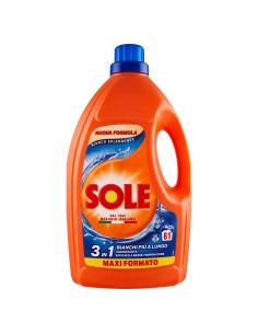 sole deterivo lavatrice liquido 61 lavaggi - 2745ml - bianco splendente: tuttocasashop.it: prodotti per bucato e tessuti