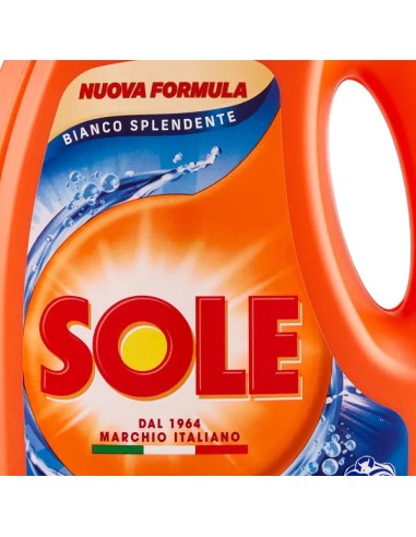 sole deterivo lavatrice liquido 61 lavaggi - 2745ml - bianco splendente: tuttocasashop.it: prodotti per bucato e tessuti