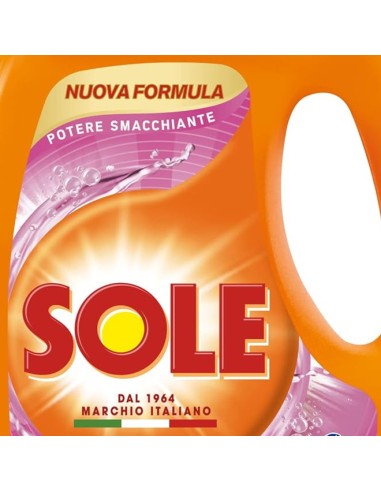 sole deterivo lavatrice liquido 61 lavaggi - 2745ml - potere smacchiante: tuttocasashop.it: prodotti per bucato e tessuti