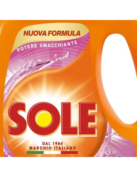 sole deterivo lavatrice liquido 61 lavaggi - 2745ml - potere smacchiante: tuttocasashop.it: prodotti per bucato e tessuti