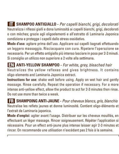 keramine h kh multi vita color - 300ml - shampoo antigiallo: tuttocasashop.it: igiene e cura della persona