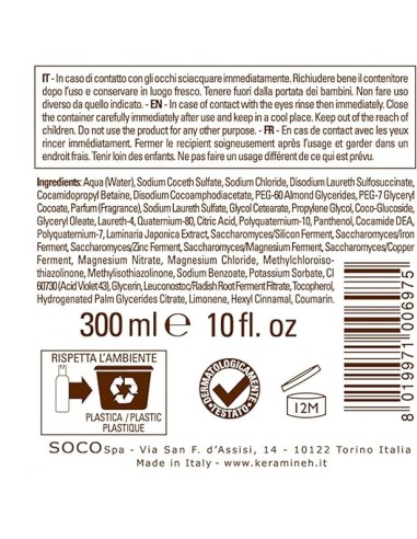 keramine h kh multi vita color - 300ml - shampoo antigiallo: tuttocasashop.it: igiene e cura della persona