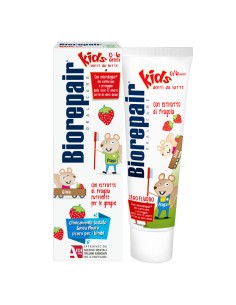 biorepair kids dentifricio per bambini da 0 a 6 anni - 75ml - gusto fragola: tuttocasashop.it: igiene e cura della persona