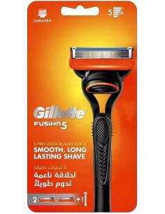gillette fusion5 rasoio completo: base manico con 2 testine: tuttocasashop.it: igiene e cura della persona