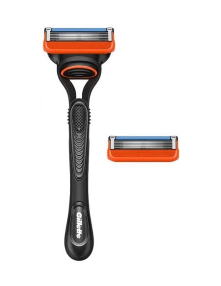 gillette fusion5 rasoio completo: base manico con 2 testine: tuttocasashop.it: igiene e cura della persona
