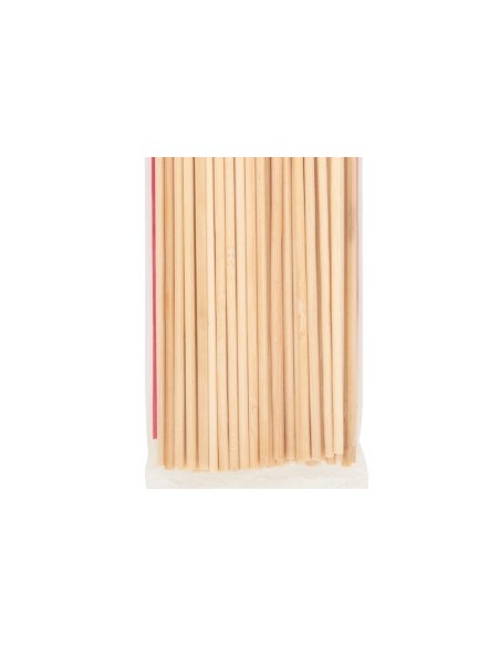 samurai spiedini in legno di bamboo - 25cm - 50 pezzi: tuttocasashop.it: carta & monouso