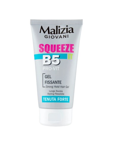 malizia giovani squeeze b5 pro-vit - gel fissante tenuta forte - 150ml: tuttocasashop.it: igiene e cura della persona