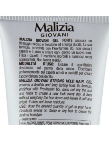 malizia giovani squeeze b5 pro-vit - gel fissante tenuta forte - 150ml: tuttocasashop.it: igiene e cura della persona