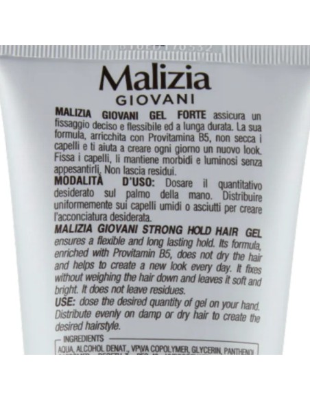 malizia giovani squeeze b5 pro-vit - gel fissante tenuta forte - 150ml: tuttocasashop.it: igiene e cura della persona