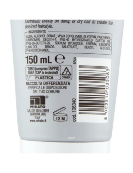 malizia giovani squeeze b5 pro-vit - gel fissante tenuta forte - 150ml: tuttocasashop.it: igiene e cura della persona