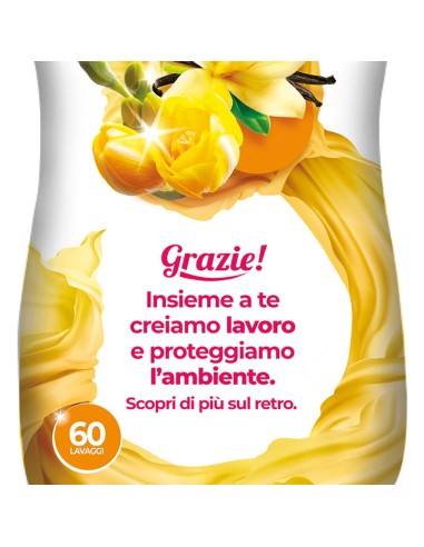 scala ammorbidente per bucato 1500ml - 60 lavaggi - vaniglia e fresia: tuttocasashop.it: prodotti per bucato e tessuti