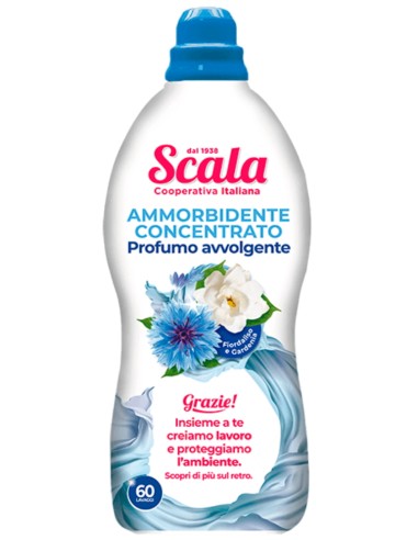 scala ammorbidente per bucato 1500ml - 60 lavaggi - fiordaliso e gardenia: tuttocasashop.it: prodotti per bucato e tessuti
