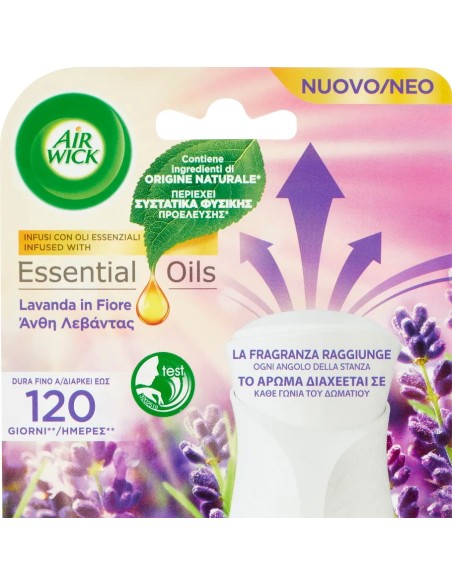 air wick essentil oils diffusore elettrico completo - lavanda in fiore: tuttocasashop.it: pulizia e cura della casa
